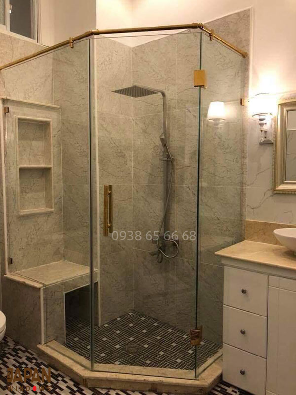 Bảng báo giá phòng tắm kính 10ly cường lực phụ kiện inox mạ vàng Bảng báo giá phòng tắm kính 10ly cường lực phụ kiện inox mạ vàng